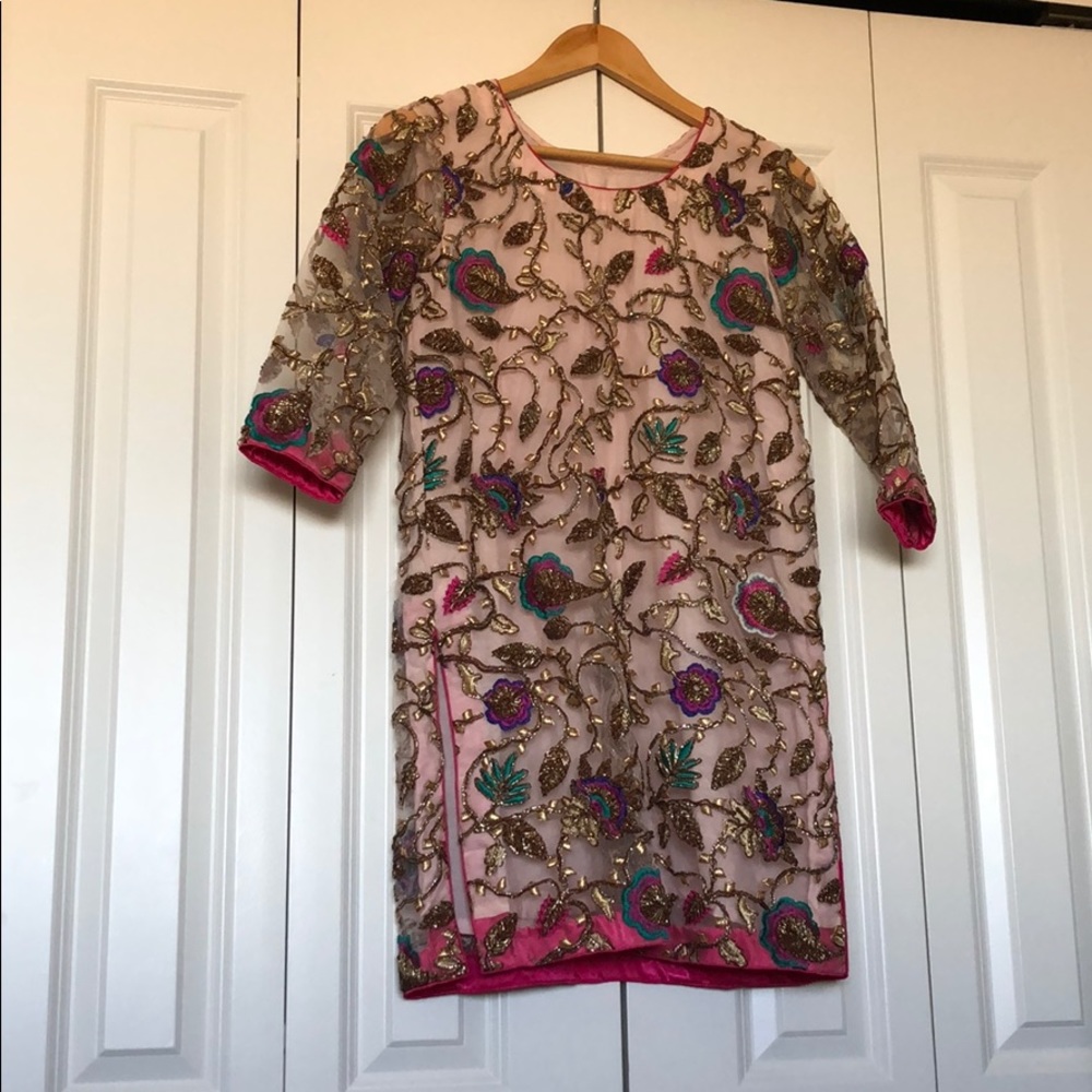 Beautiful handmade embroidered top